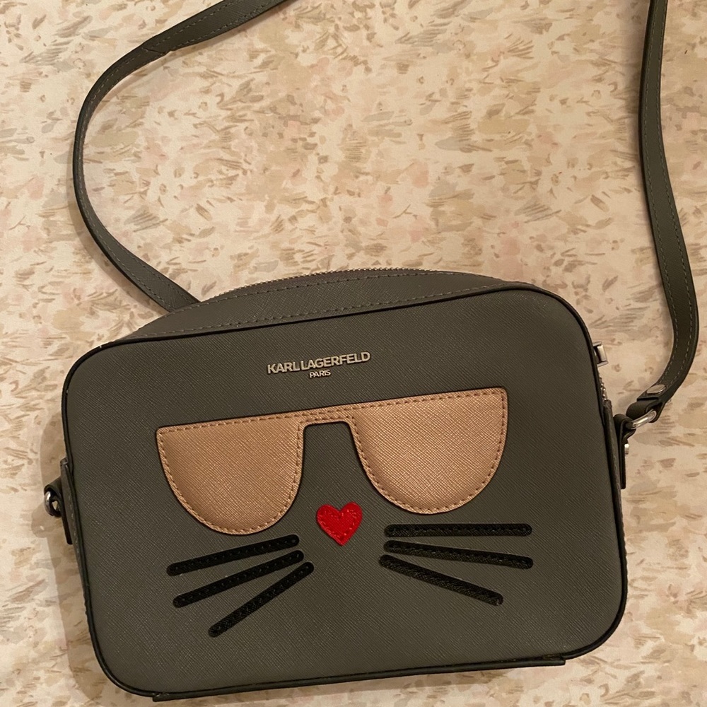 KARL LAGERFELD MAYBELLE SAFFIANO CHOUPETTE